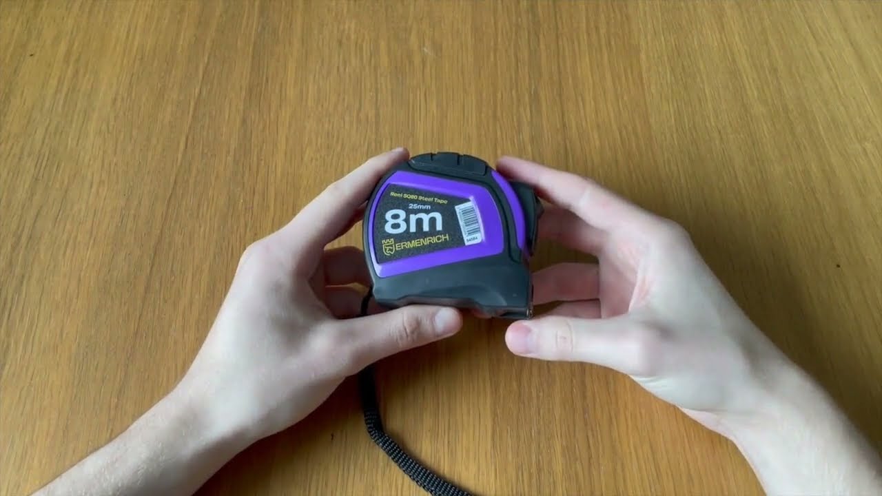Taśma miernicza Ermenrich Reel SQ80 – Rozpakowywanie