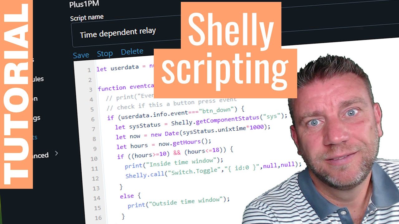 Trying and getting stuck with Shelly scripting