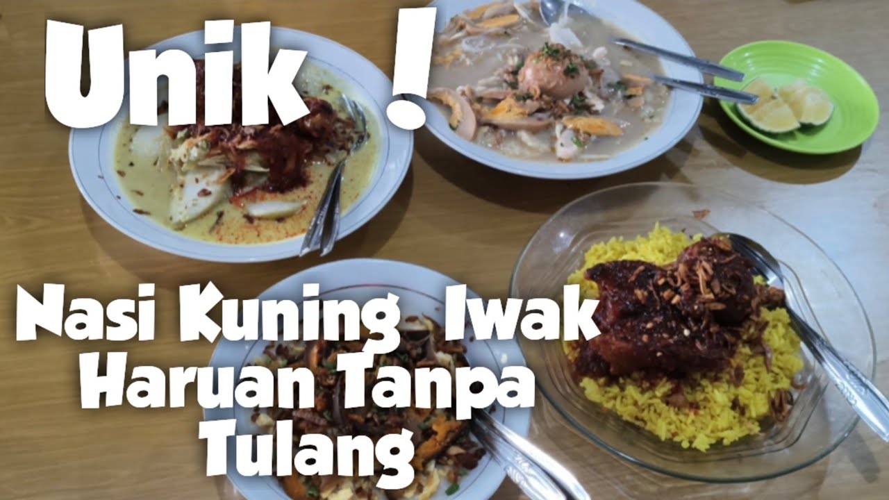 Satu - satunya di Banjarmasin, Nasi Kuning Iwak Haruan Tanpa Tulang