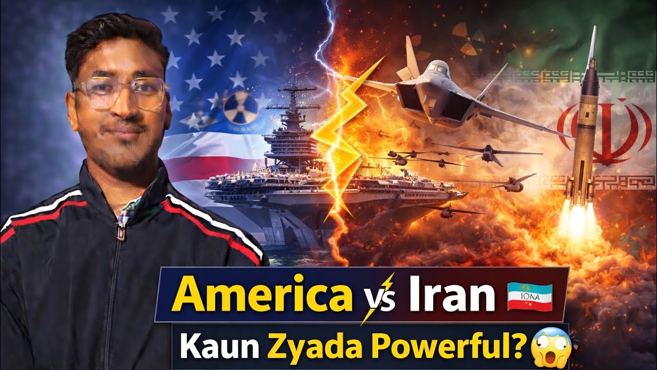 America vs iran kaun jyada pawerful 🤔