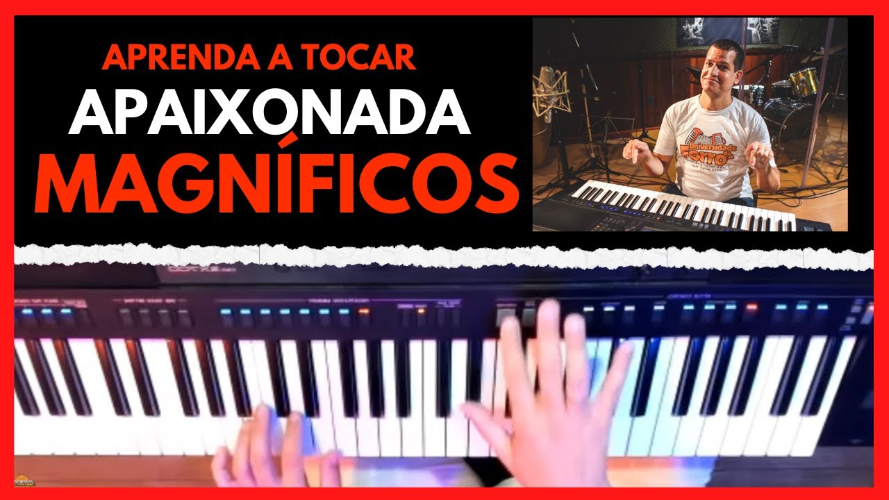 Apaixonada(Magníficos)| Aula de Forró no Teclado