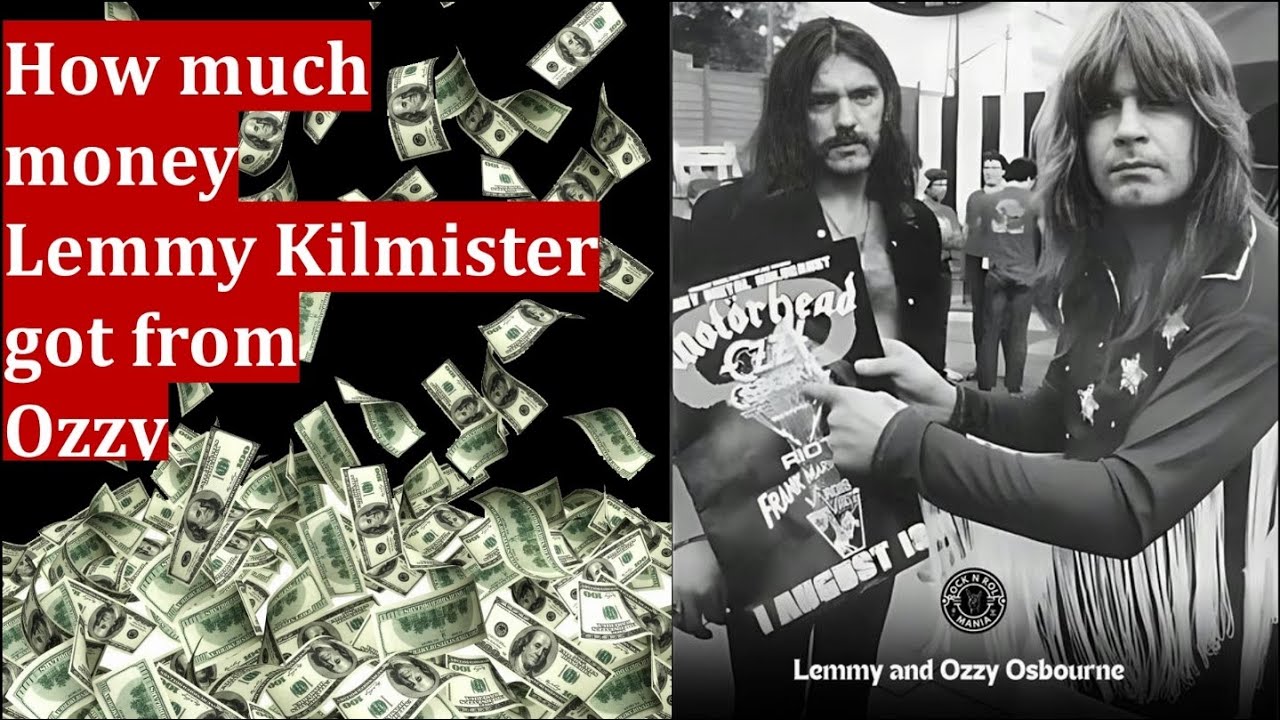 Сколько денег заработал Лемми Килмистер, работая с Оззи Осборном?