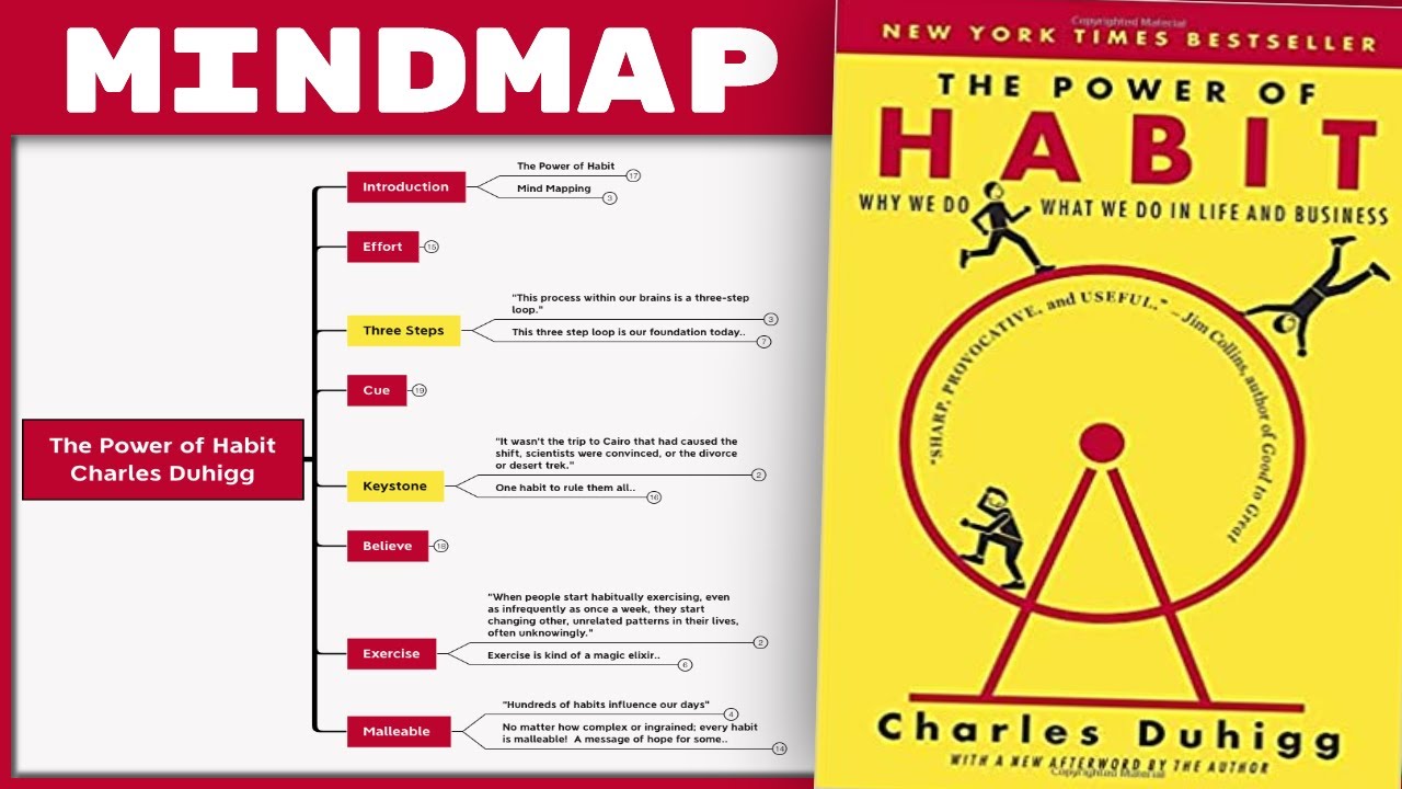 The Power of Habit - Charles Duhigg [Mind Map Book Summary]