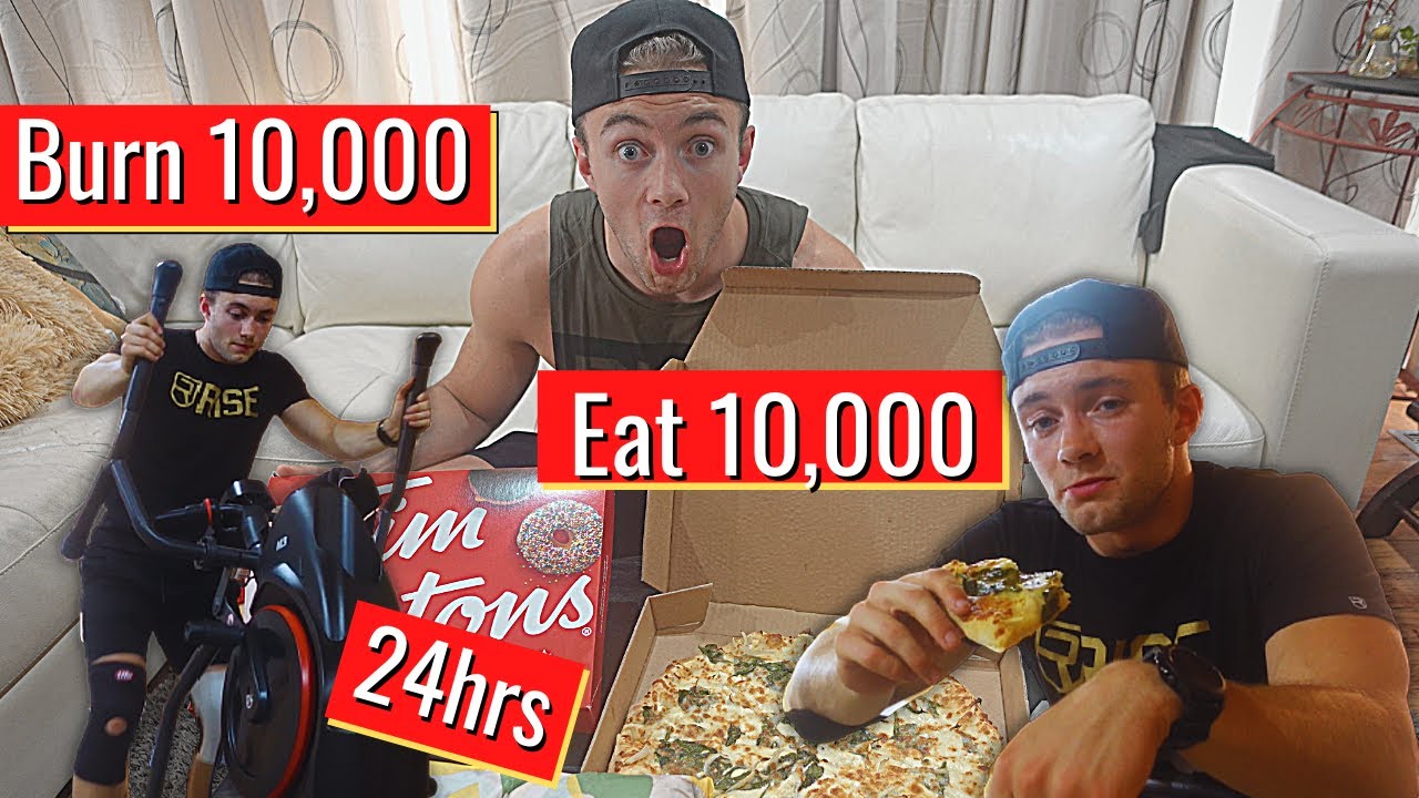 I Tried The Eat & Burn 10,000 Calorie Challenge!