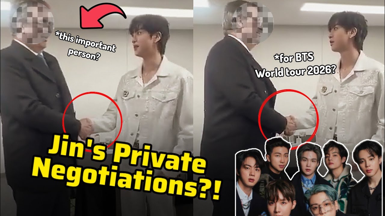 A Video has Circulated Showing Jin Talking to This 
