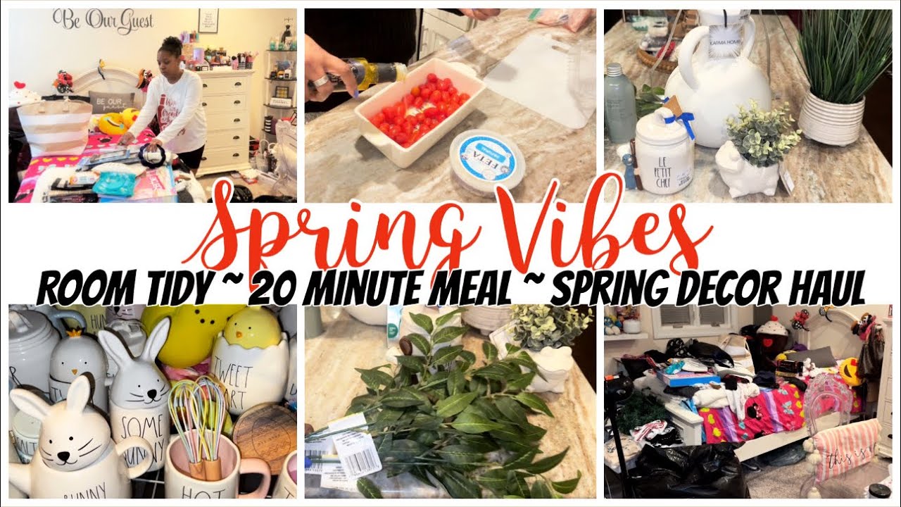 MY MONICA CLOSET ROOM | DECLUTTERING | QUICK DINNER | SPRING HAUL