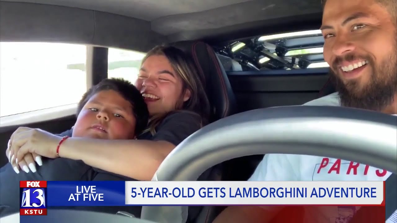 One day after stealing family's SUV, five-year-old boy gets a ride in a Lamborghini