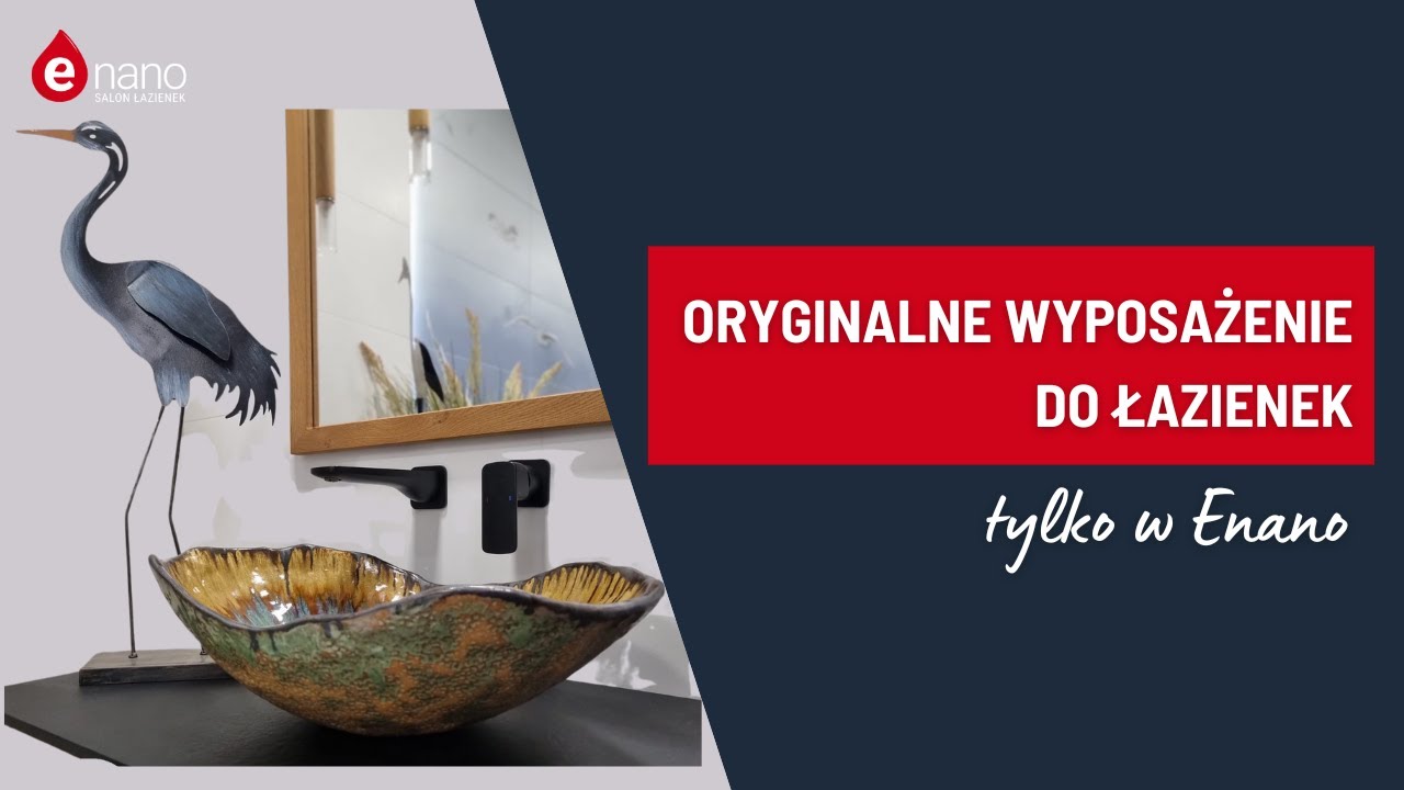 Salon łazienek Enano - Oryginalne wyposażenie do łazienek tylko u nas!