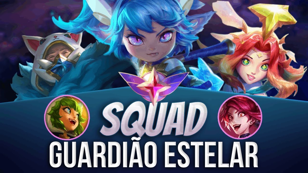🟢 SQUAD GUARDIÃO ESTELAR ft.  Urgot, Poppy, Neeko, Jinx e Lulu! | League of Legends