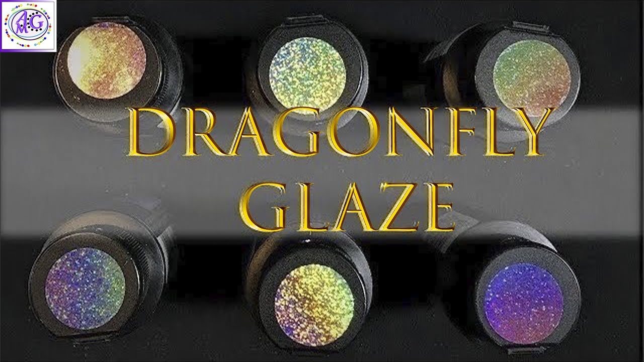 DRAGONFLY GLAZE - POLYMER CLAY TUTORIAL- Color Shifting Paint