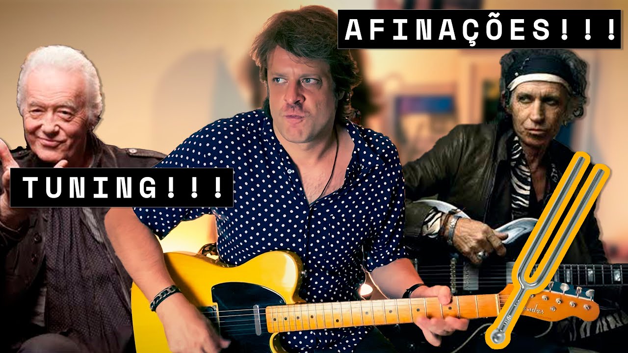 Revelando as afinações de Jimmy Page e Keith Richards