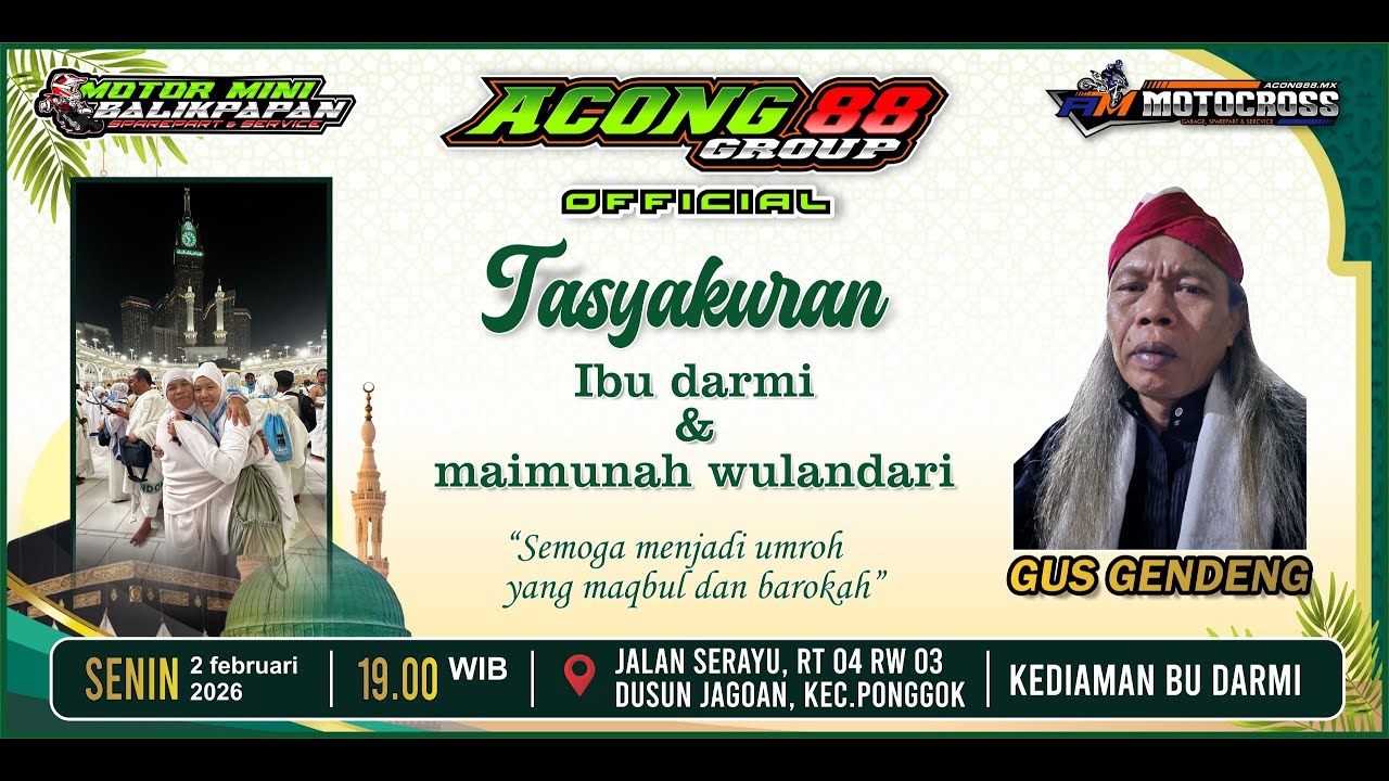 🔴Live Gus Gendeng 2 Februari 2026 Dsn Jagoan Ds Ponggok Kec Ponggok - Blitar