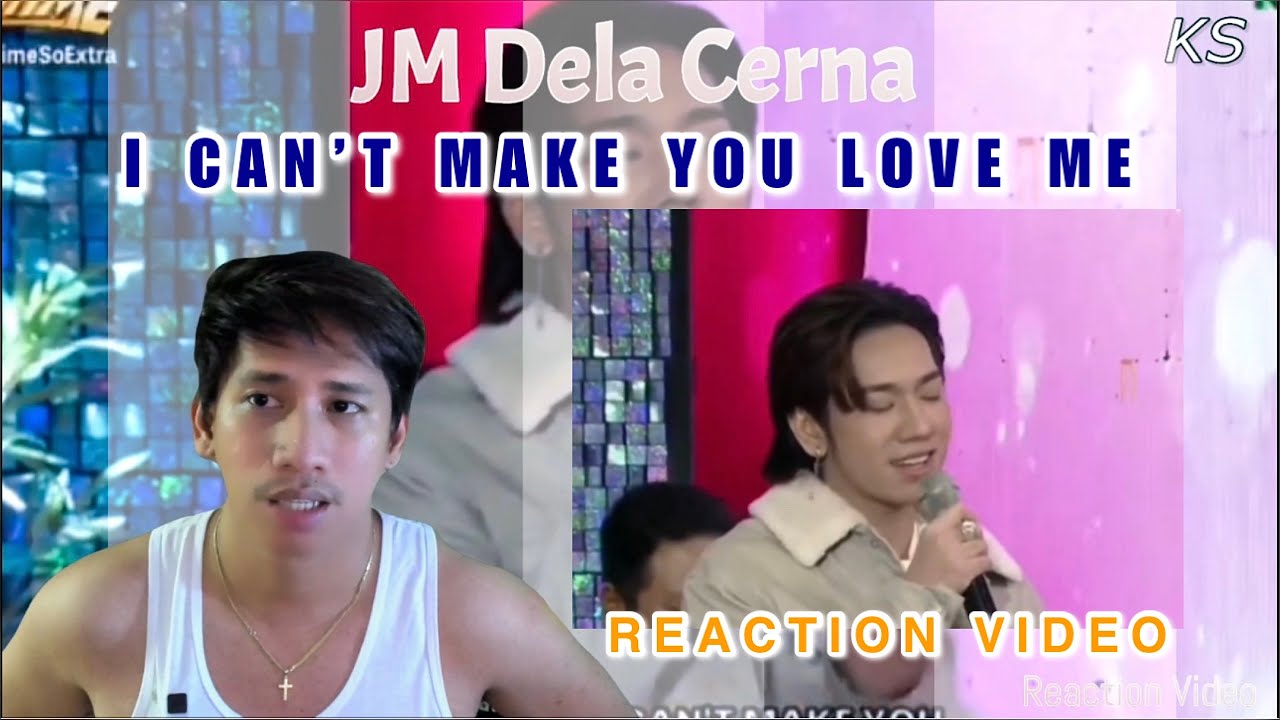 JM Dela Cerna - I Can't Make You Love Me | Kuys Reaction Video