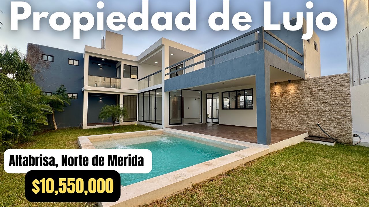 Casa de lujo en MÉRIDA Altabrisa NUEVA 🏡 $10,550,000 | Recorrido completo