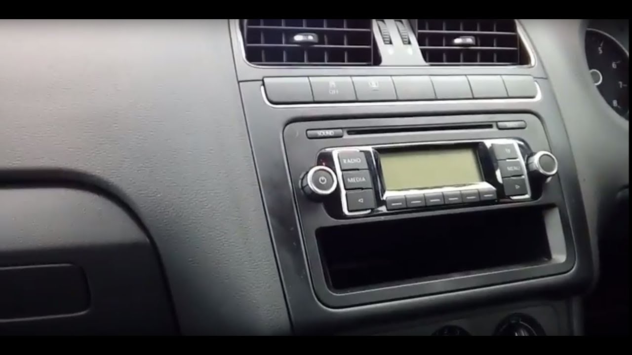 Руководство по снятию и установке магнитолы VW Polo mk5 2009 - 2017 + необходимые номера деталей.