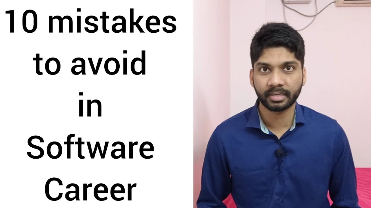 Top 10 mistakes to avoid in Software career (Telugu)