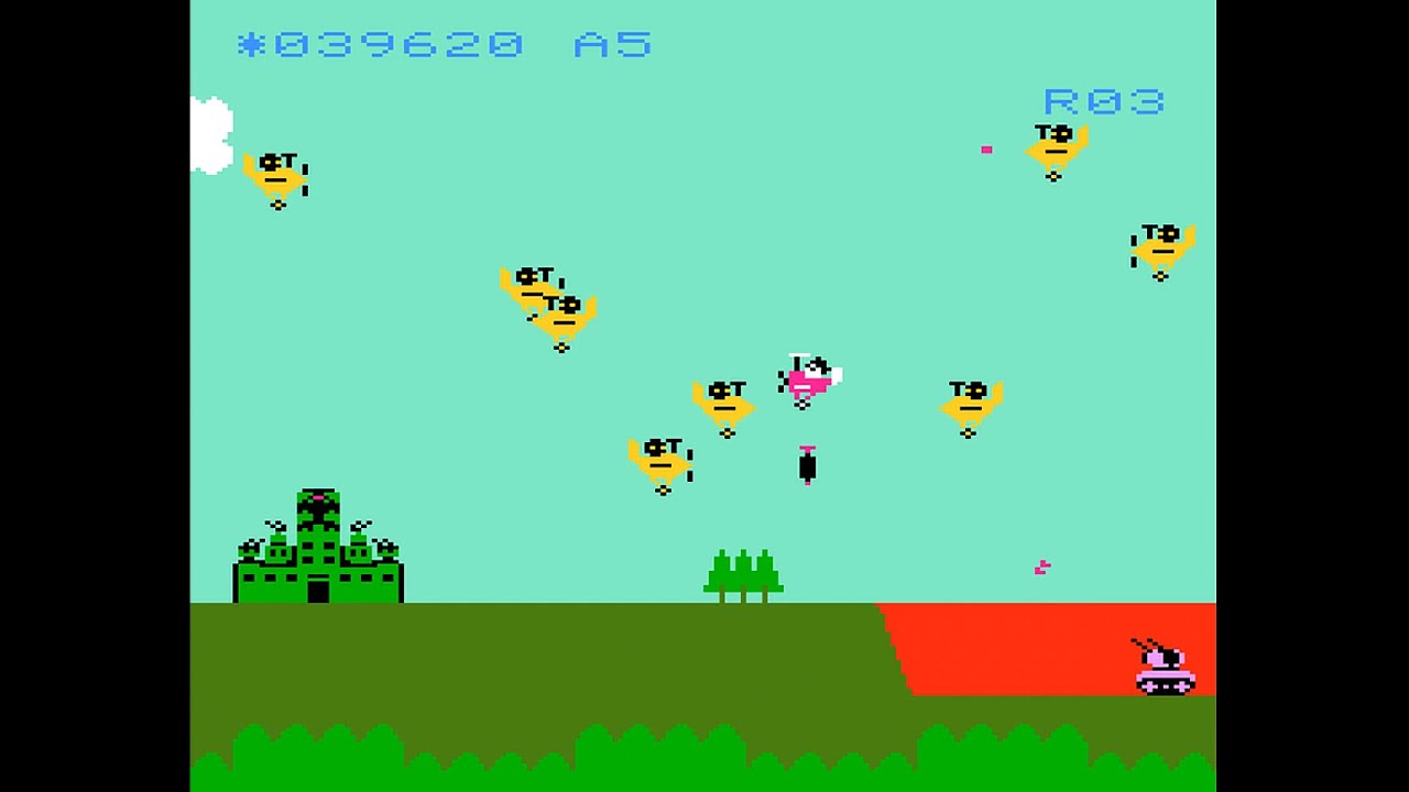 Super Cassette Vision Game: Sky Kid (1986 Epoch)