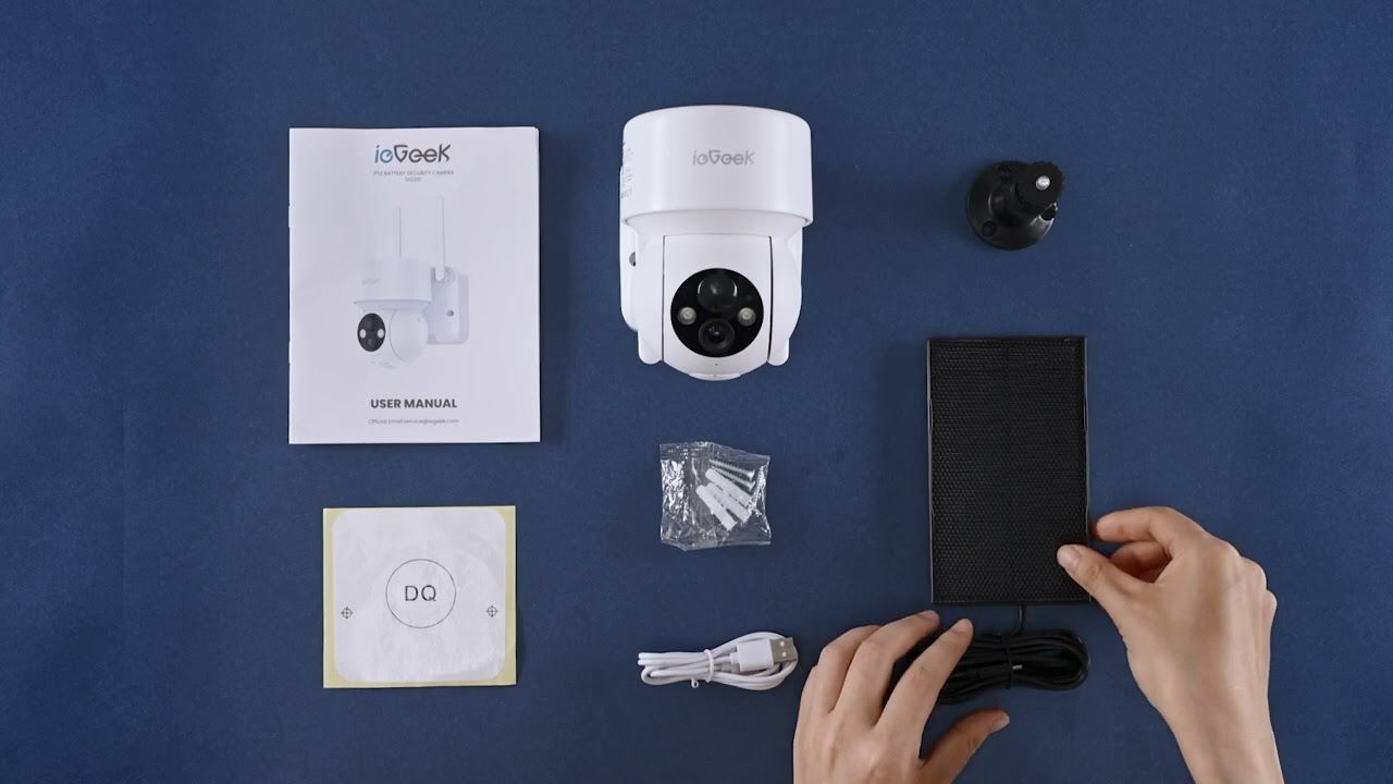 ieGeek DQ201 PTZ Battery Security Camera Unboxing & Installation