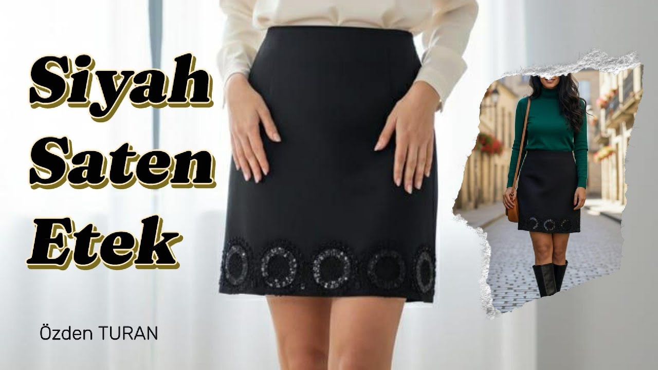Saten Etek Nasıl Dikilir? | How to Sew a Satin Skirt?