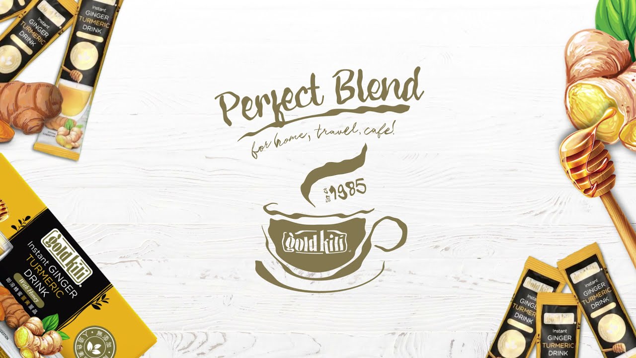 NEW Gold Kili Instant Ginger Turmeric Drink