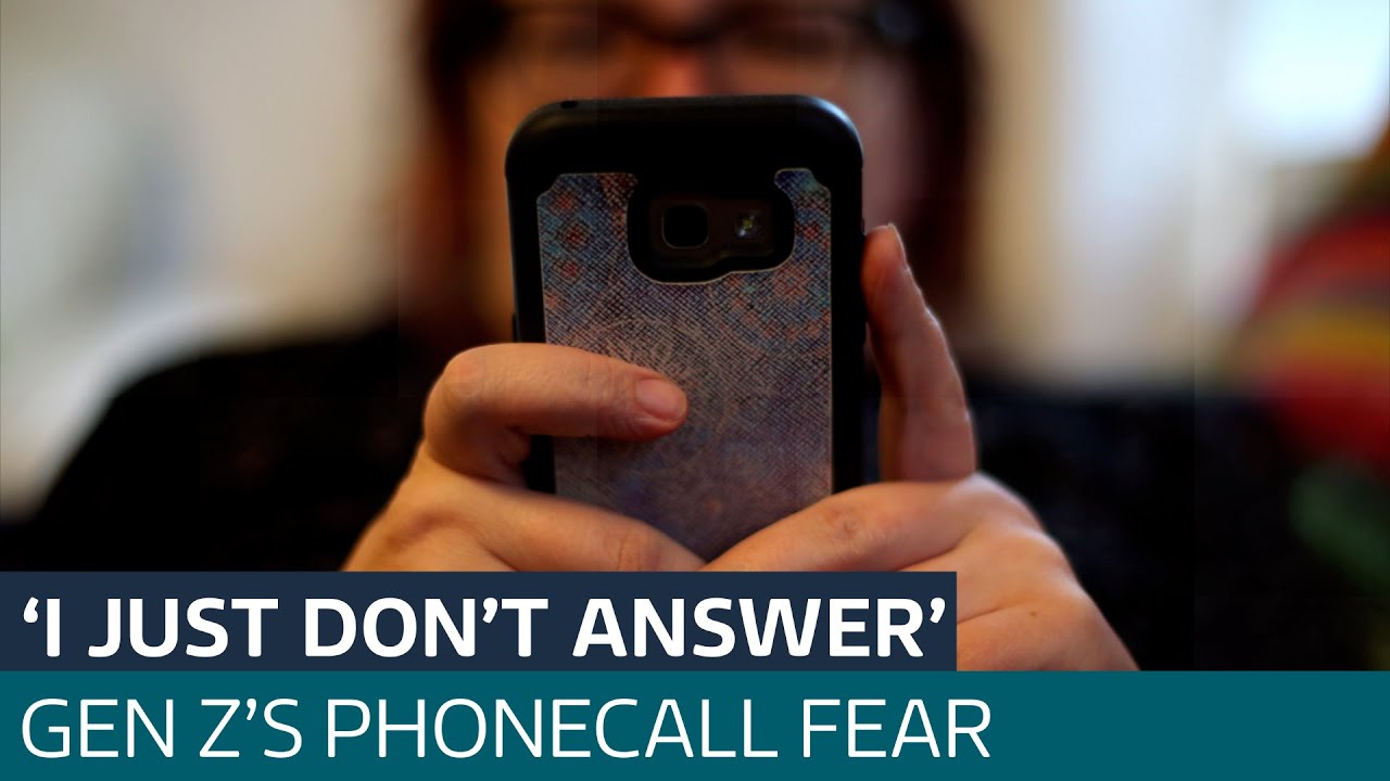 Why are Gen Z afraid of phone calls? | ITV News