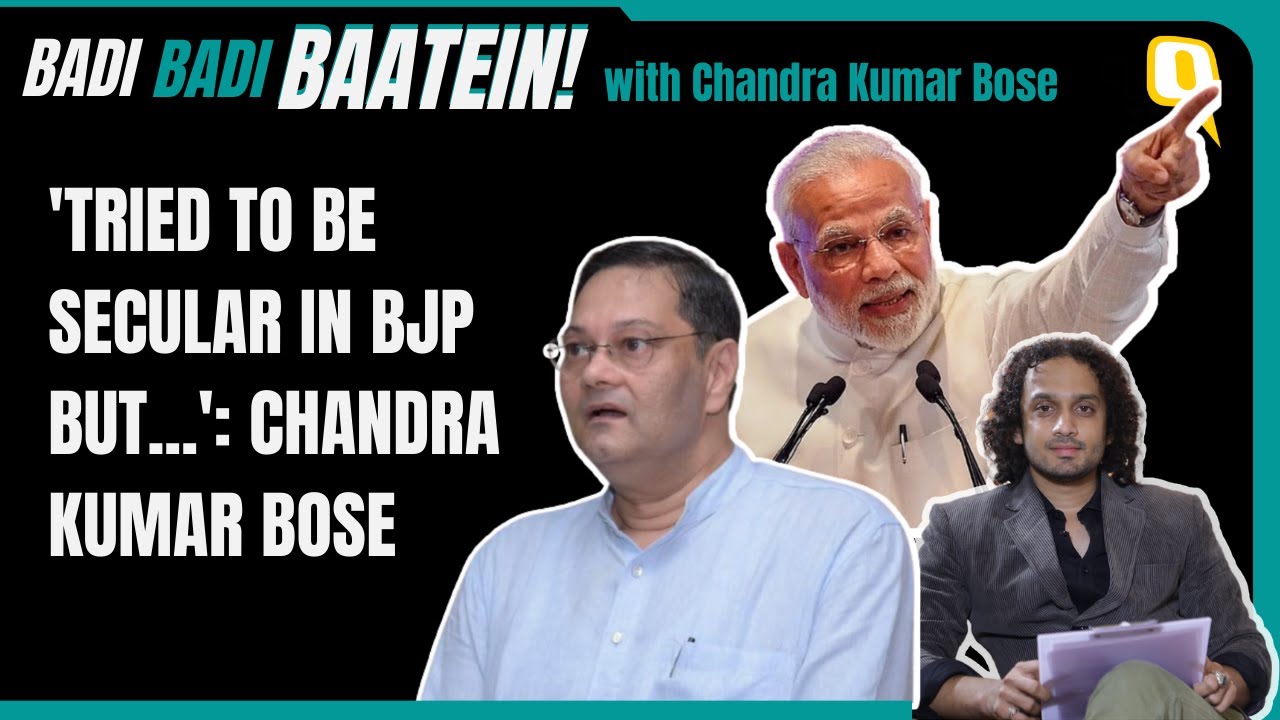 Chandra Kumar Bose Interview Pt 2 | 'Tried Secular Politics in BJP But...' | Badi Badi Baatein