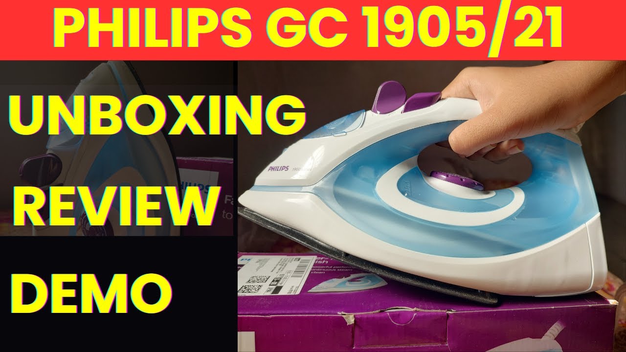 Philips GC 1905/21 Unboxing Review Demo | Philips steam iron | Best steam iron #amazon