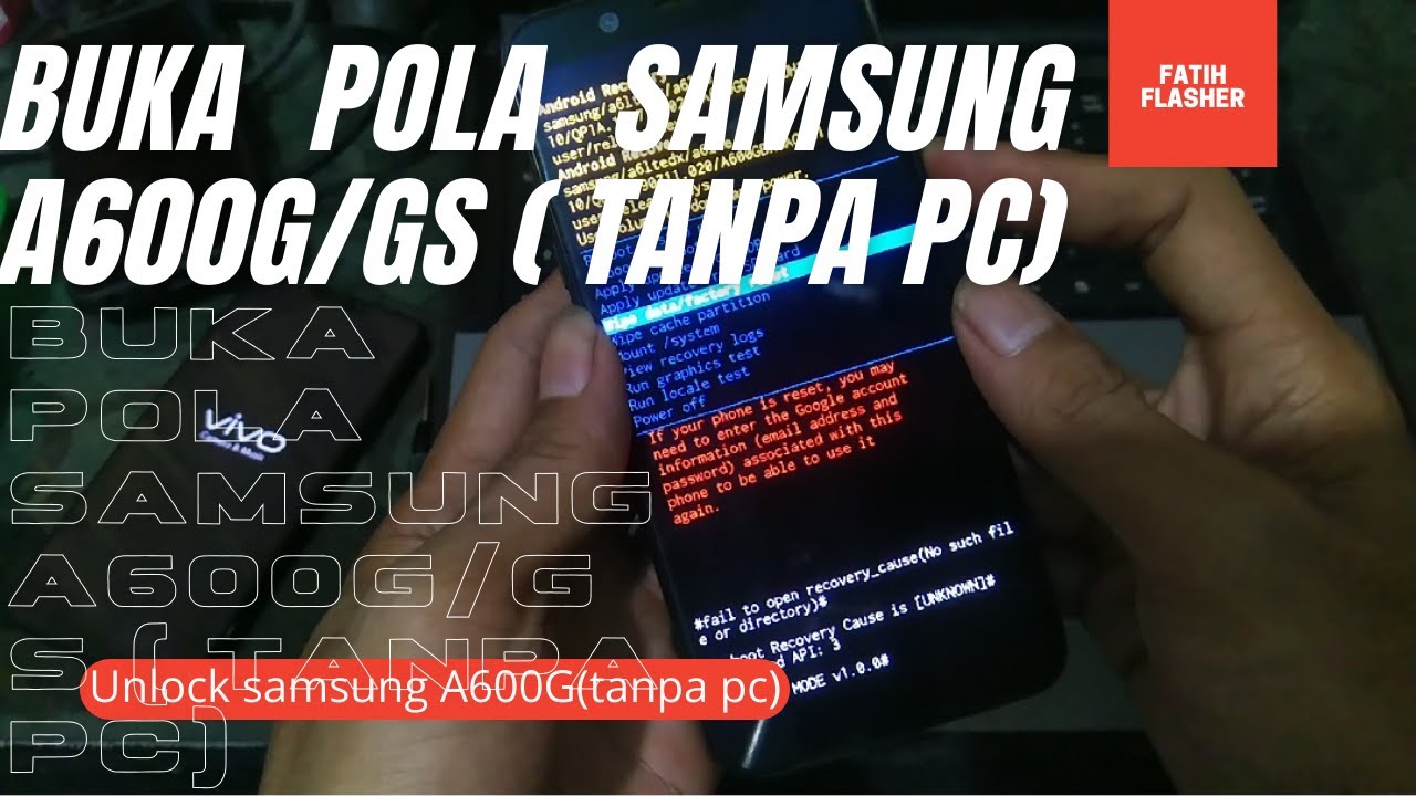 SAMSUNG A600G/DS LUPA INGATAN LIBAS WITH SENAM JARI