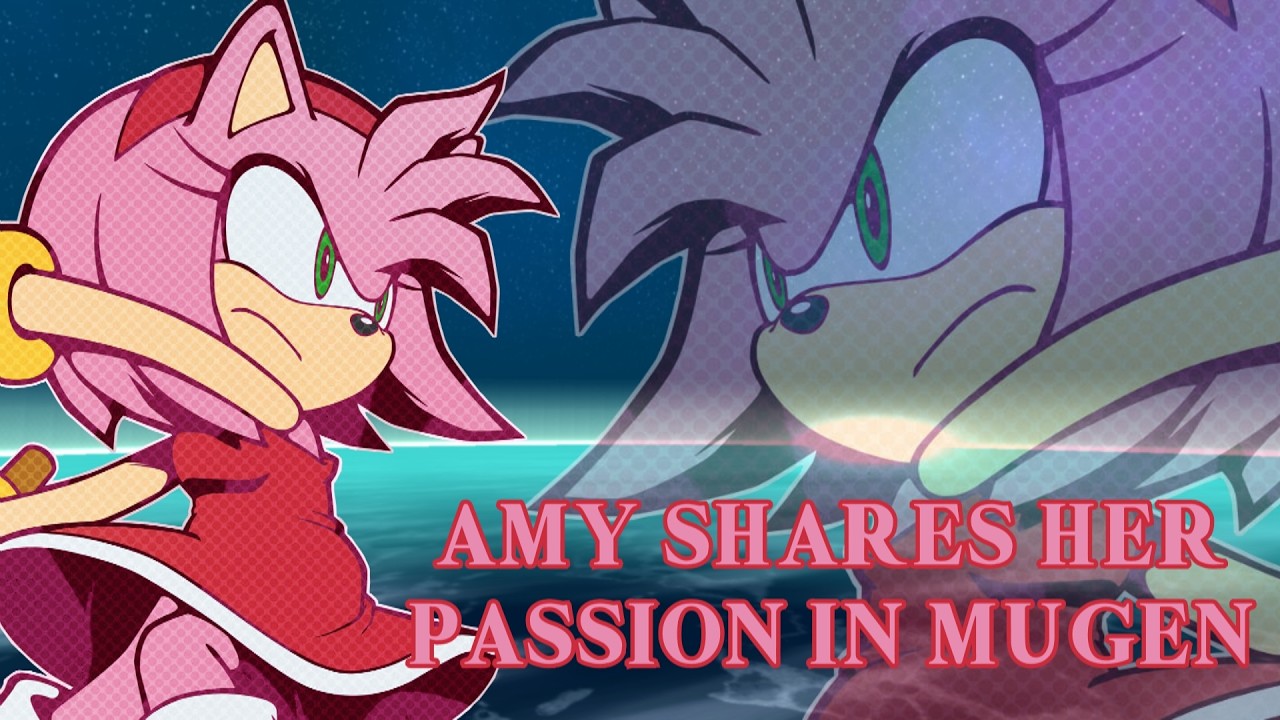 Amy Rose Shares Her Love In MUGEN