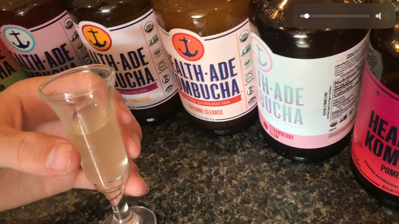 &ldquo;health-ade&rdquo; KOMBUCHA watermelon, bubbly rose, passionfruit tangerine, cayenne cleanse, strawberry