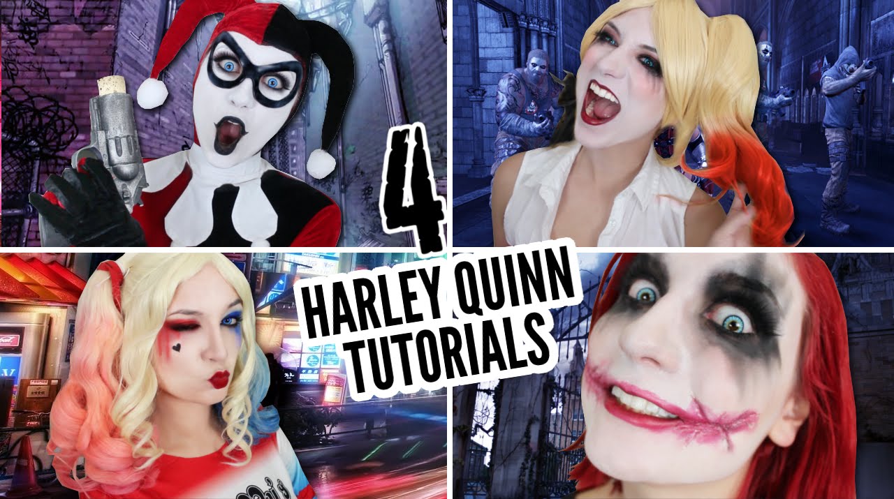 4 HARLEY QUINN TUTORIALS IN 6 MINUTES