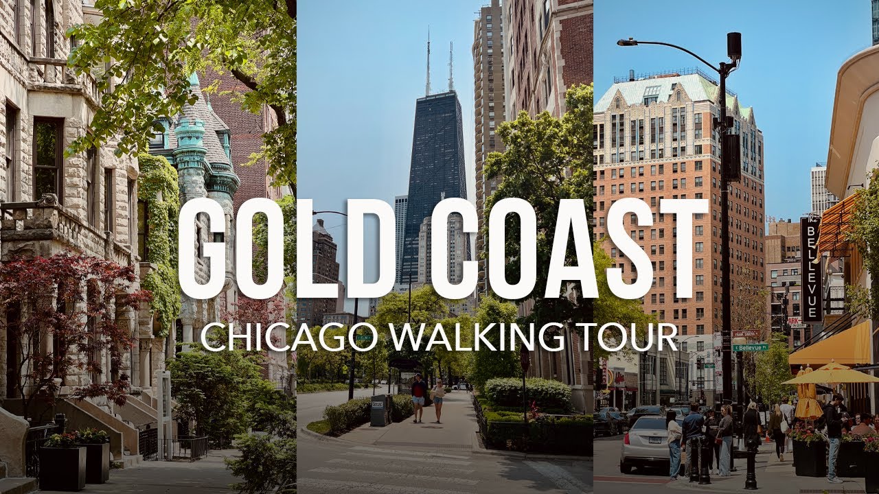 Spring Walk Through Chicago's Gold Coast 🌸 | 4K Walking Tour | Historic Mansions & Lakefront