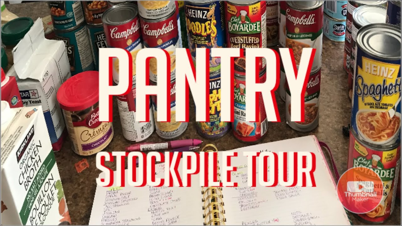 PANTRY TOUR AND GETTING READY ~ EMERGENCY STOCKPILE~PREPPER PANTRY