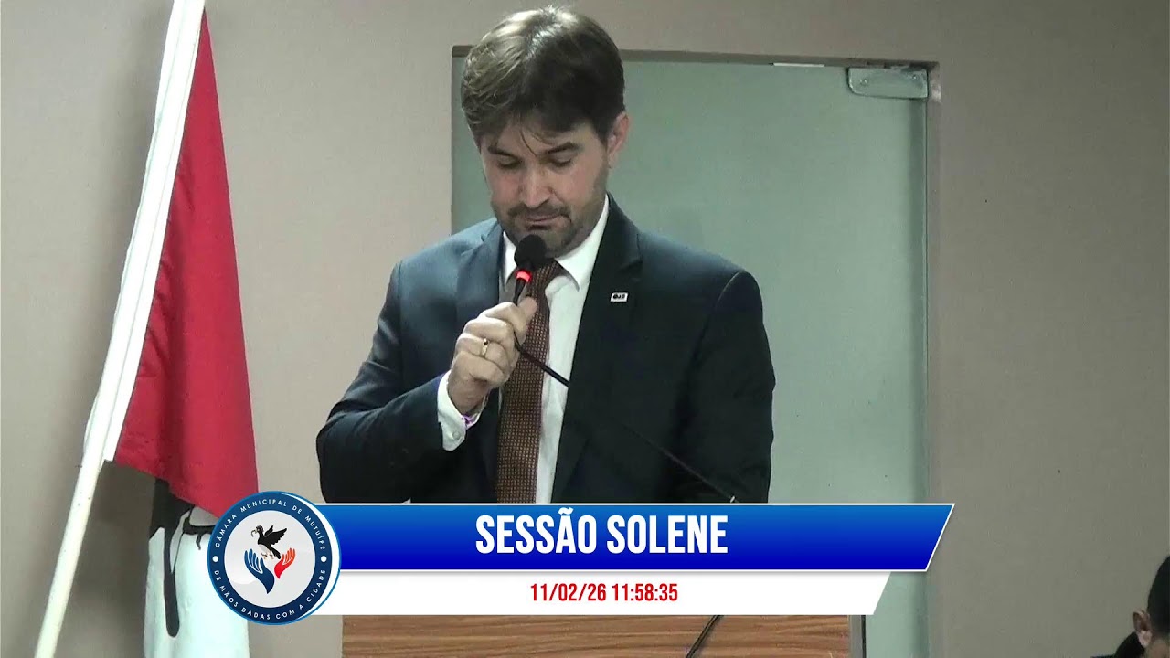 Transmissão ao vivo de Câmara Municipal de Mutuípe - Sessão Solene