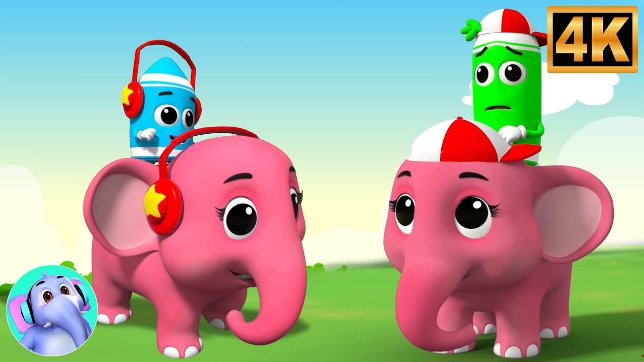 Ek Mota Hathi Jhoom Ke Chala, एक मोटा हाथी, Hathi Dada hathi Dada, Hindi Funny Cartoon Kids Rhymes