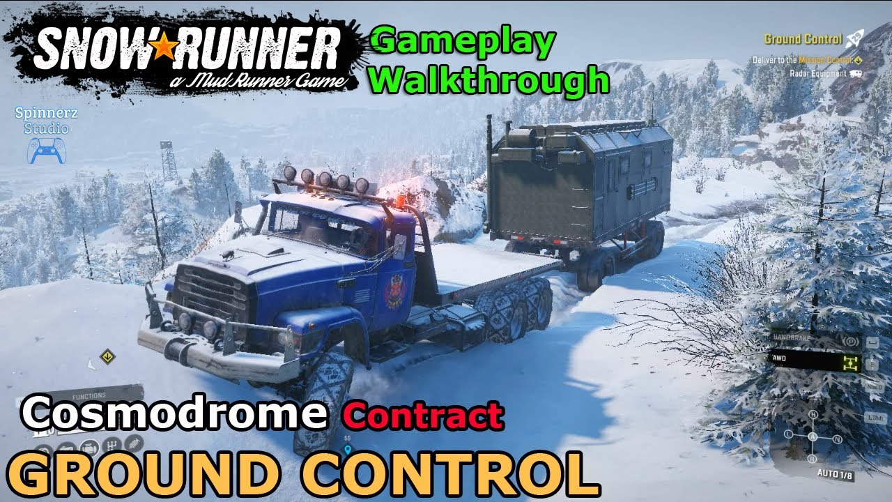 SnowRunner - Ground Control | Cosmodrome Contract - Amur, Russia = Phase 4