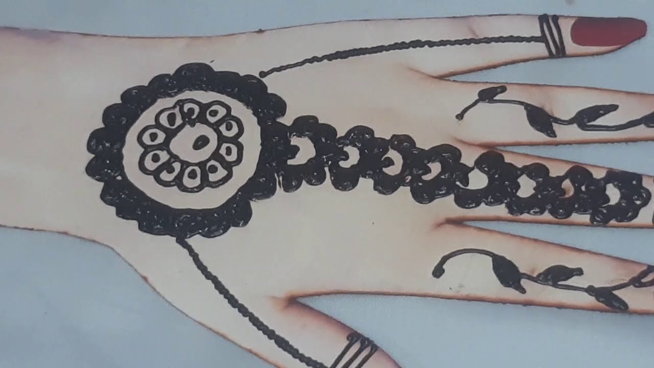 New simple front hand MEHNDI design | easy mehndi design | mehandi ka design | mehndi design |mehndi