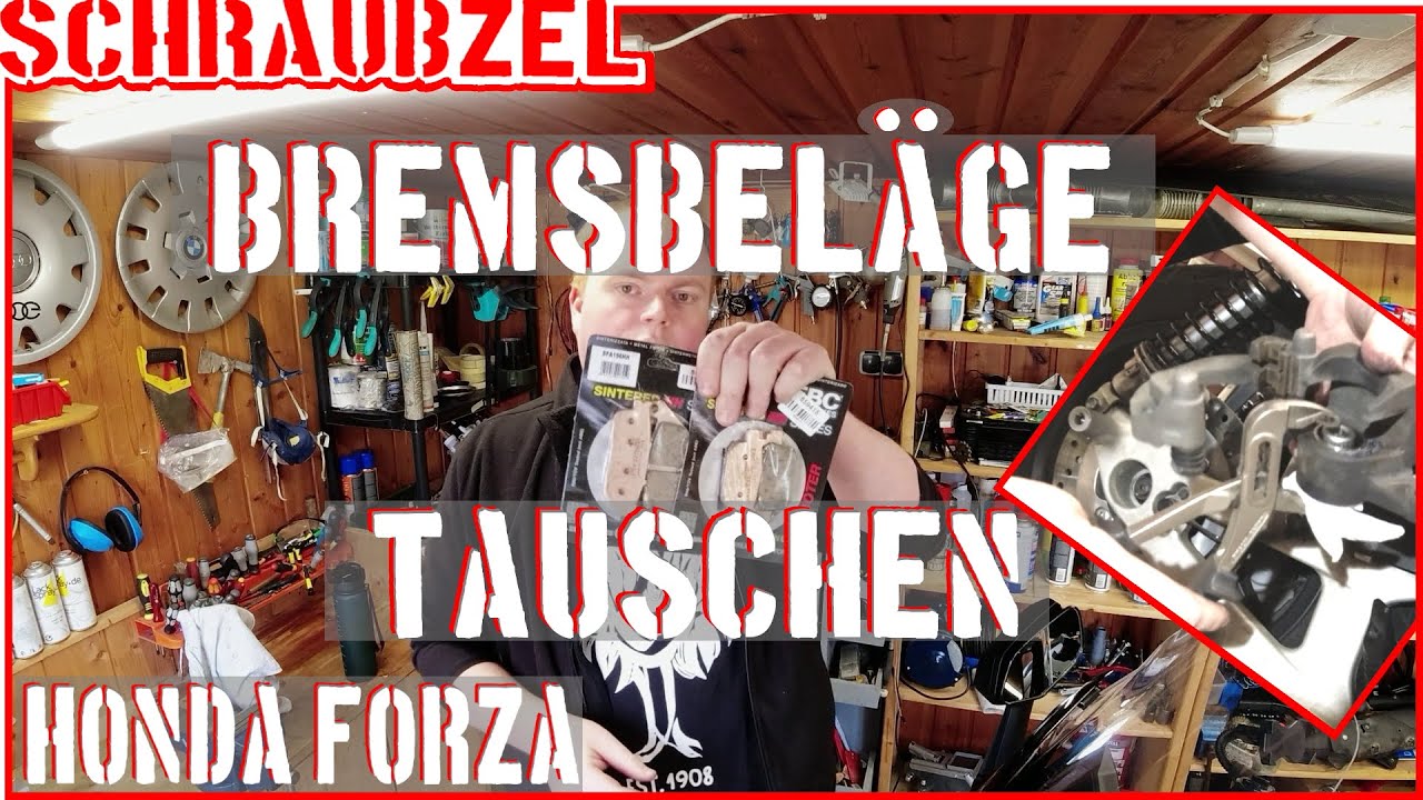 Honda Forza Bremsbeläge tauschen