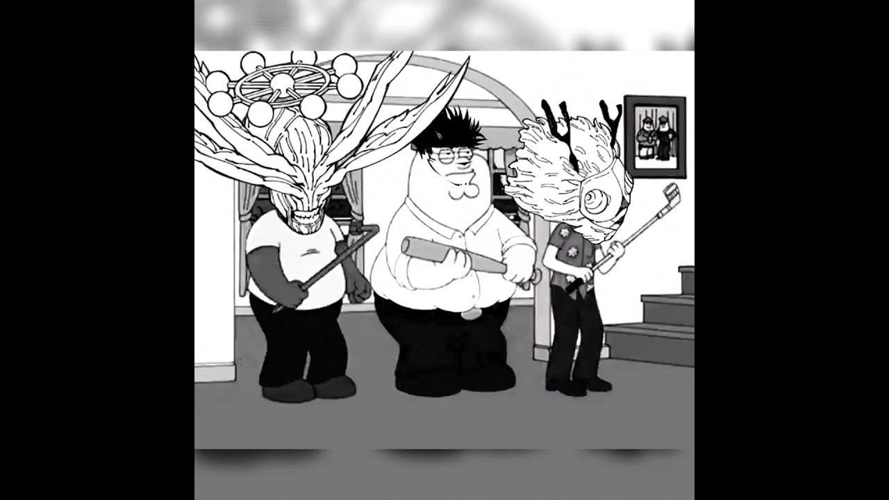 Jujutsu Kaisen X Family Guy || Gojo vs Sukuna #jujutsukaisen #familyguy #shorts