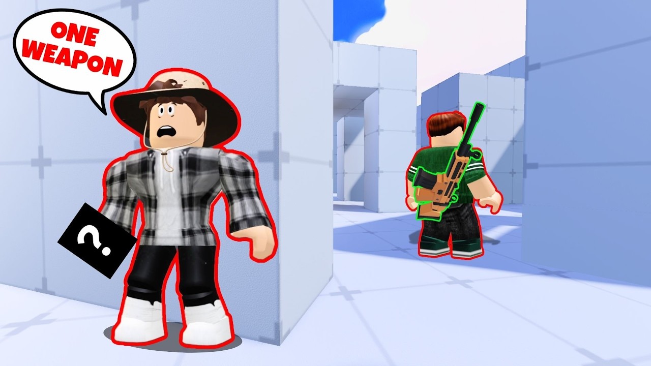 I Only Used ONE Weapon Until I Win in Roblox Rivals