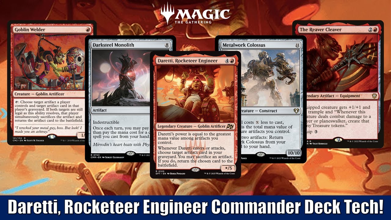 Aetherdrift's Daretti, Rocketeer Engineer Commander Deck Tech! Magic the Gathering Full Decklist!