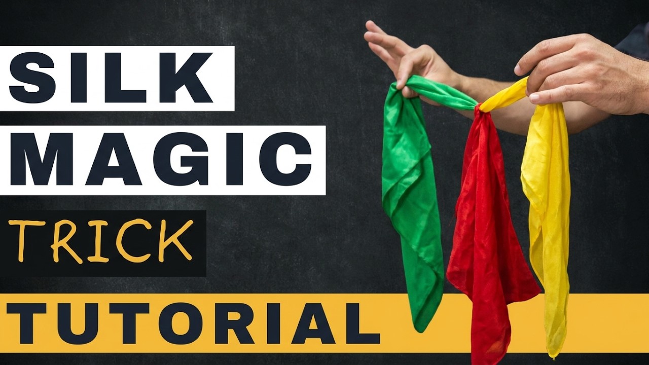 تعلم العاب الخفة # 676 ...  Bewildering Silks  magic trick revealed