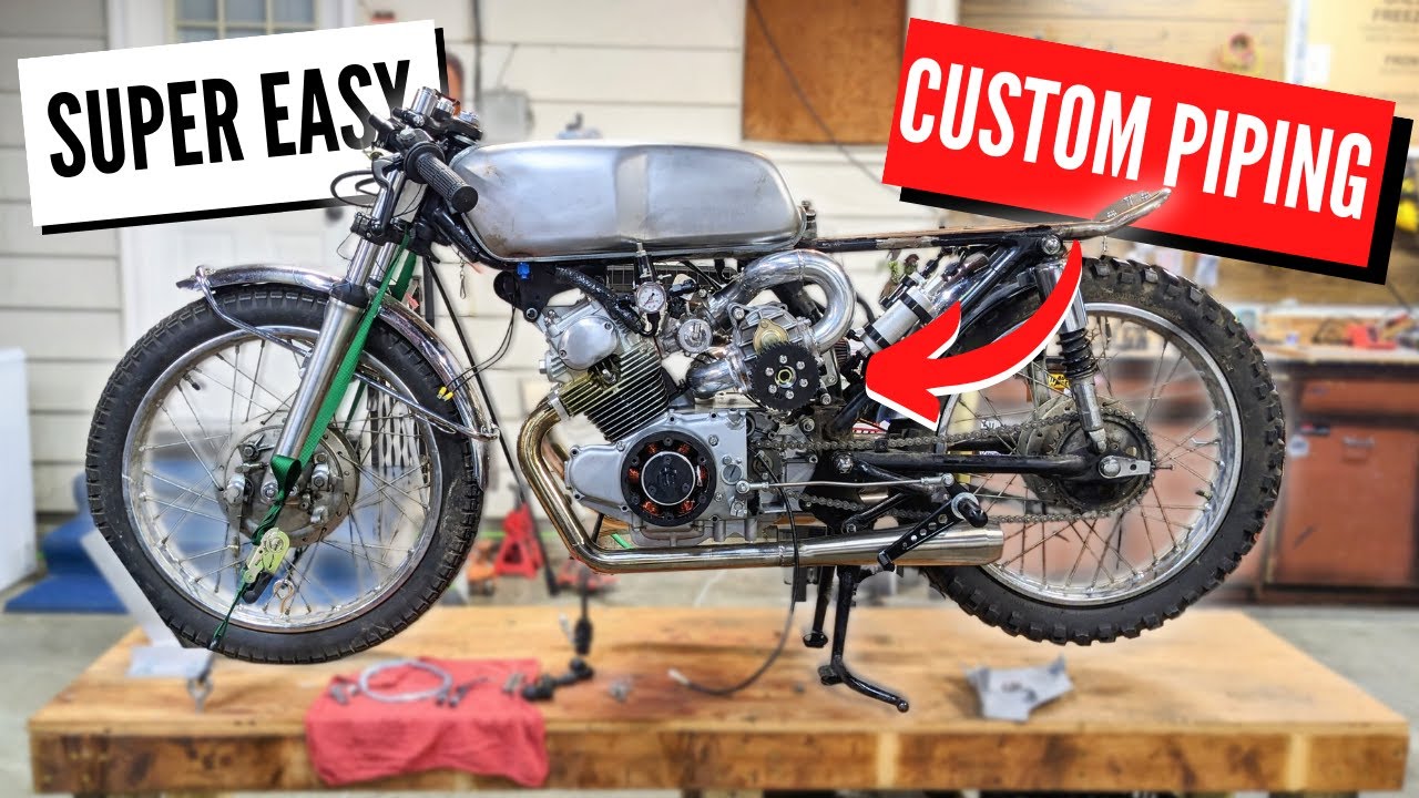 FUEL INJECTION Conversion PART 3 - Throttle body Install and Custom Piping for SUPERCHARGED CL175