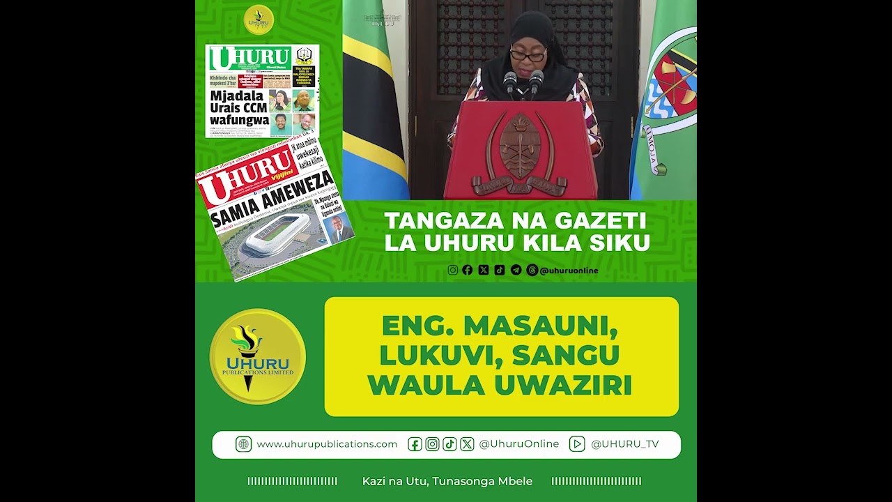 ENG. MASAUNI, LUKUVI,  SANGU WAULA UWAZIRI