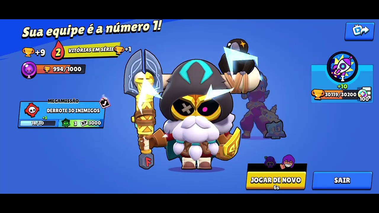 Peguei 1.000 troféus