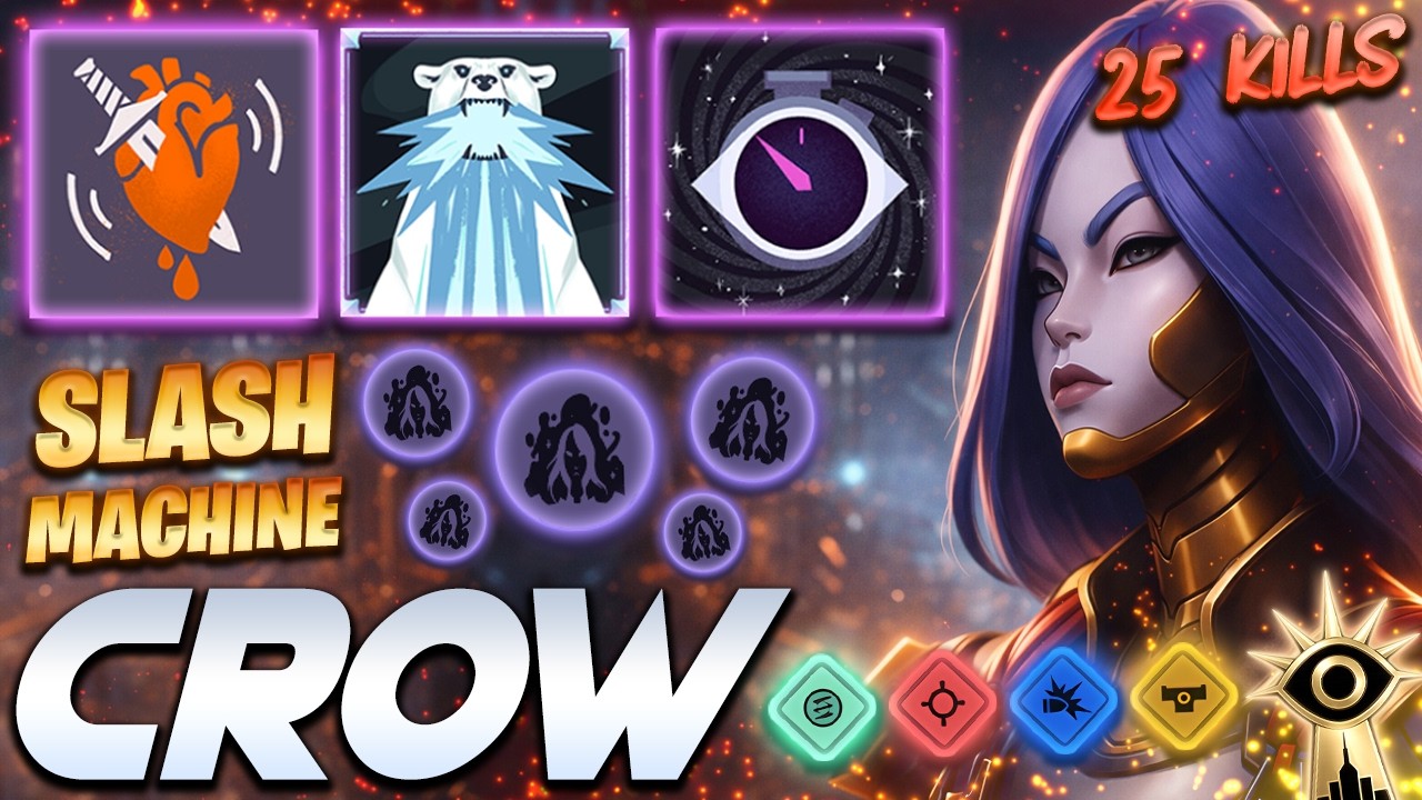 Crow Yamato SLASH MACHINE 25 KILLS - Deadlock Pro Gameplay & Guides [Watch & Learn]