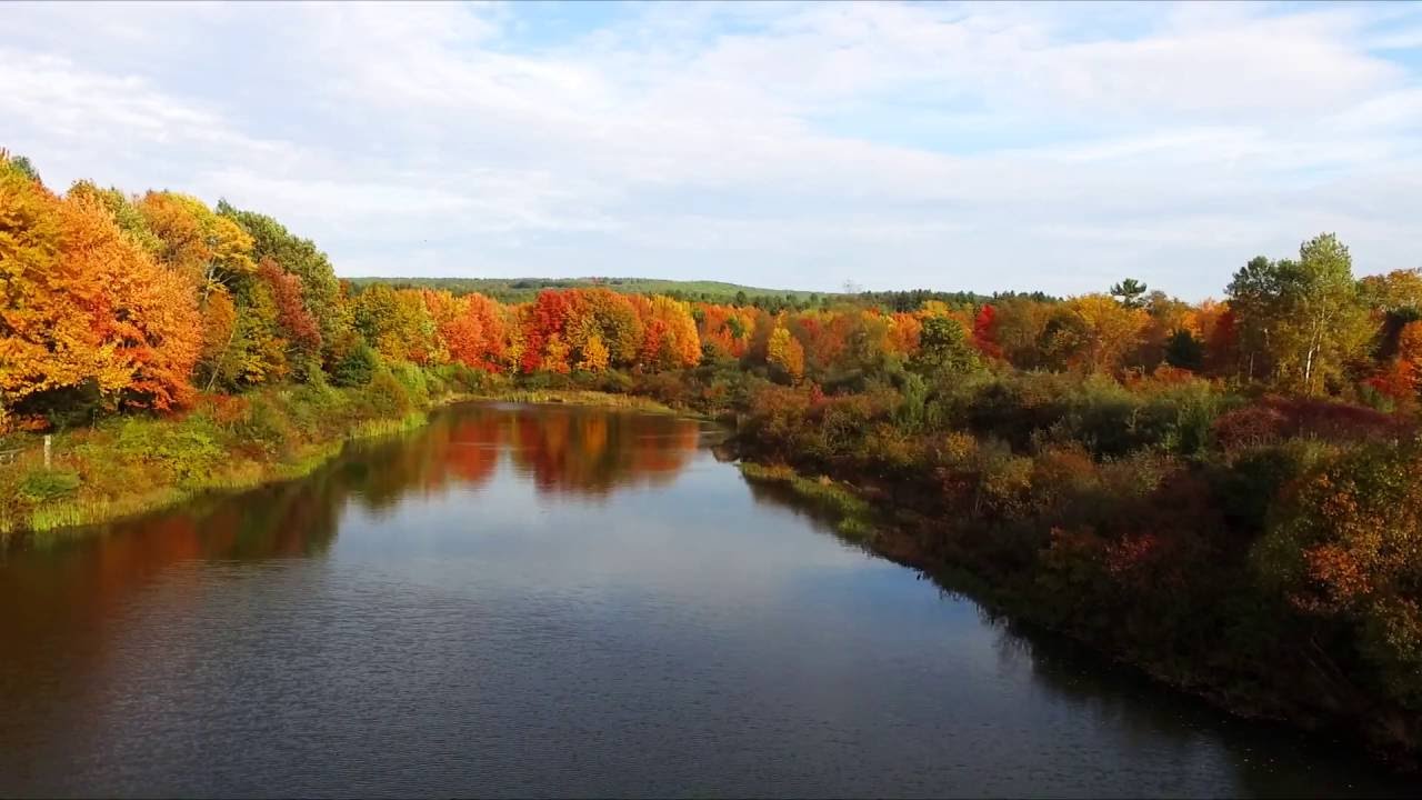 New England Fall Drone Footage HD