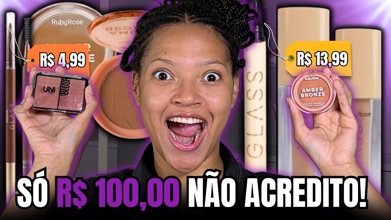 Fiz Uma Maquiagem Completa Com Só R$100 (O Resultado Me Surpreendeu!)