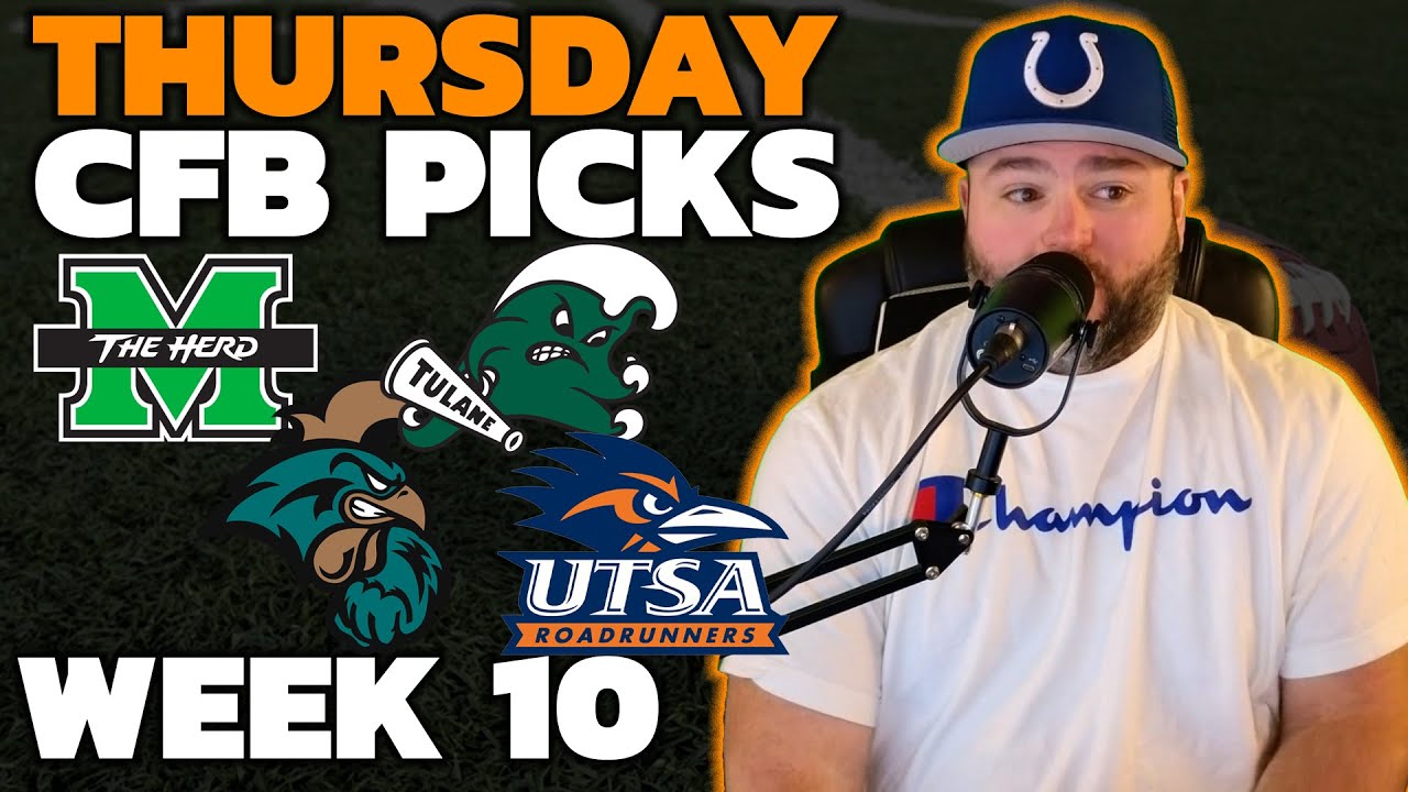 Thursday College Football Picks - Week 10 with Kyle Kirms