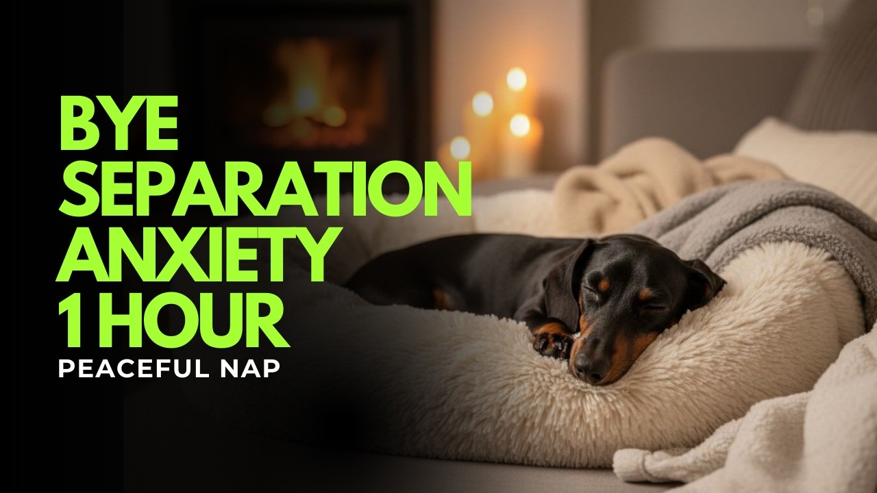 Deep Sleep Lullaby for Puppies & Dogs 🐶 Stop Separation Anxiety (1 HOUR)